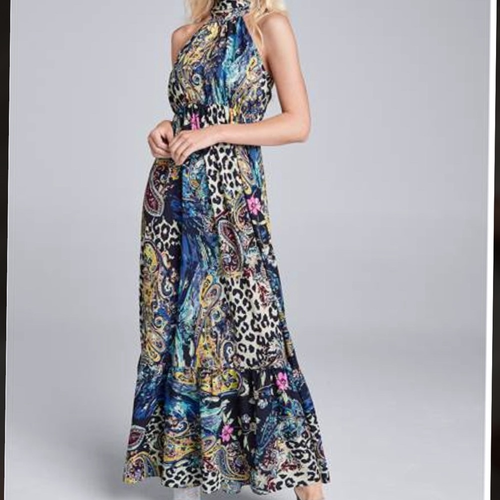 Venus High Neck Beach Maxi